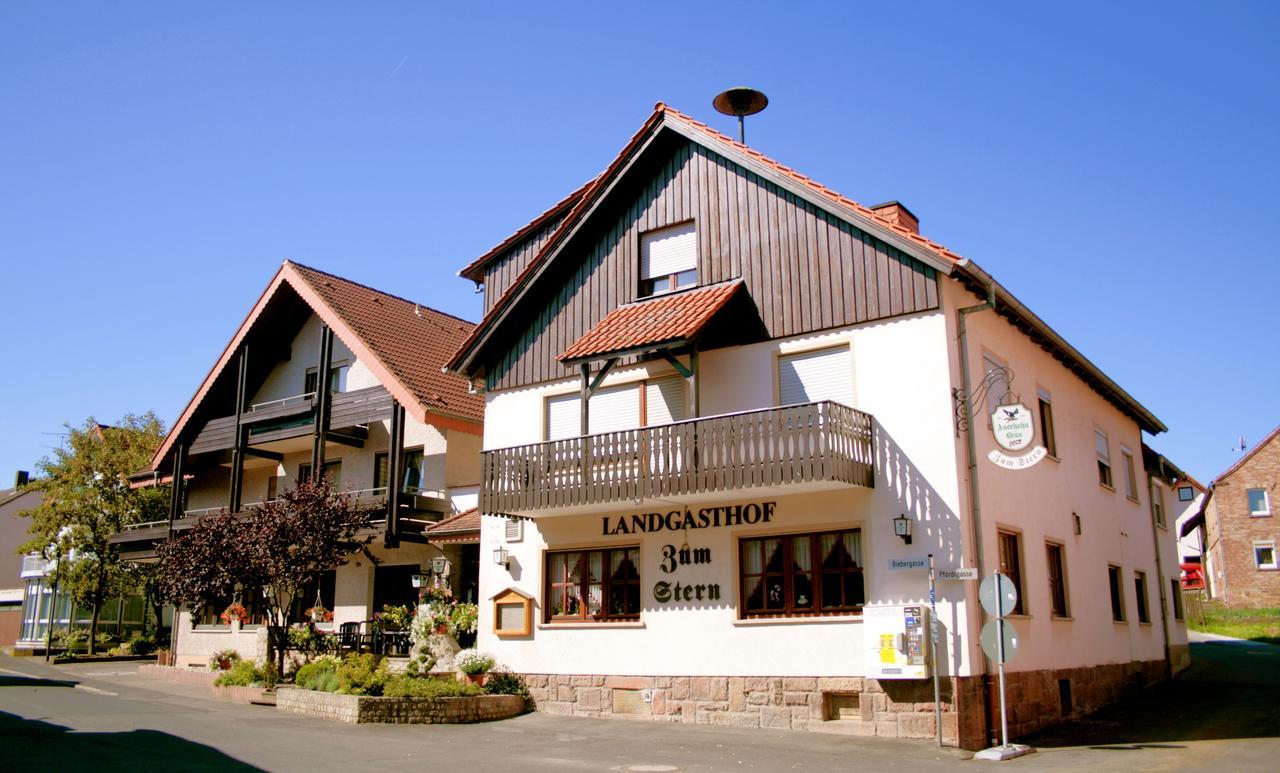 Отель Landgasthof Zum Stern Хюнфельд Экстерьер фото